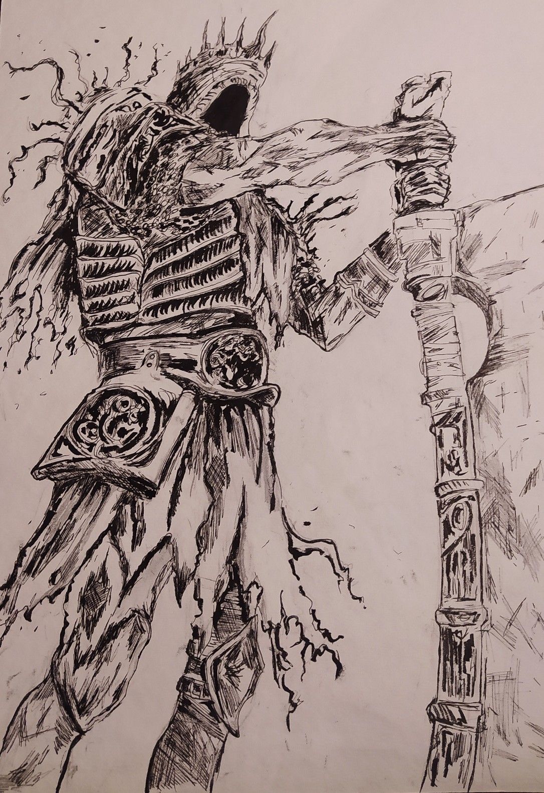 1086x1582 Yhorm the Giant. Dark souls concept art, Dark souls art, Dark souls wallpaper