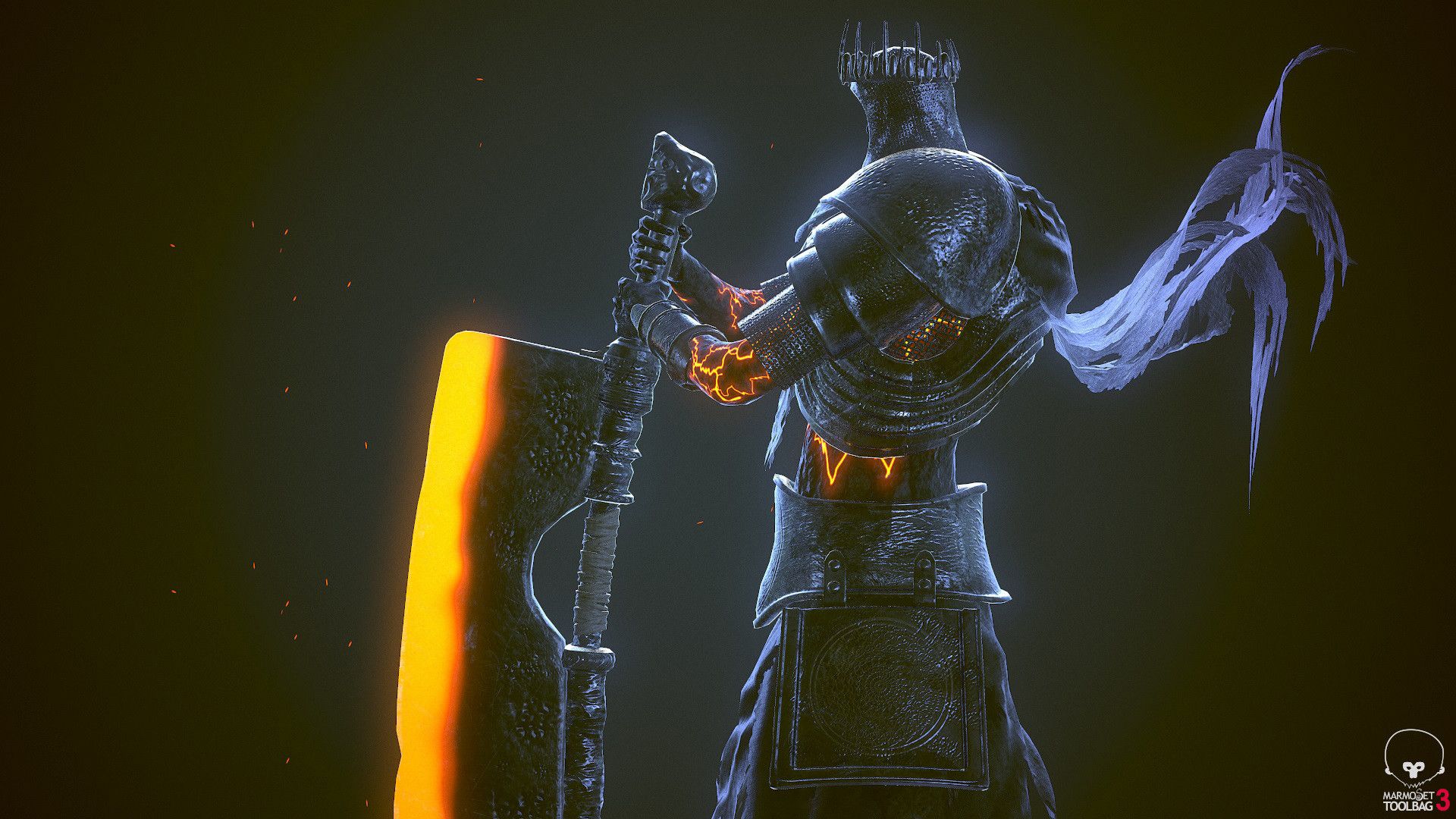 1920x1080 Yhorm The Giant Souls 3 Fanart
