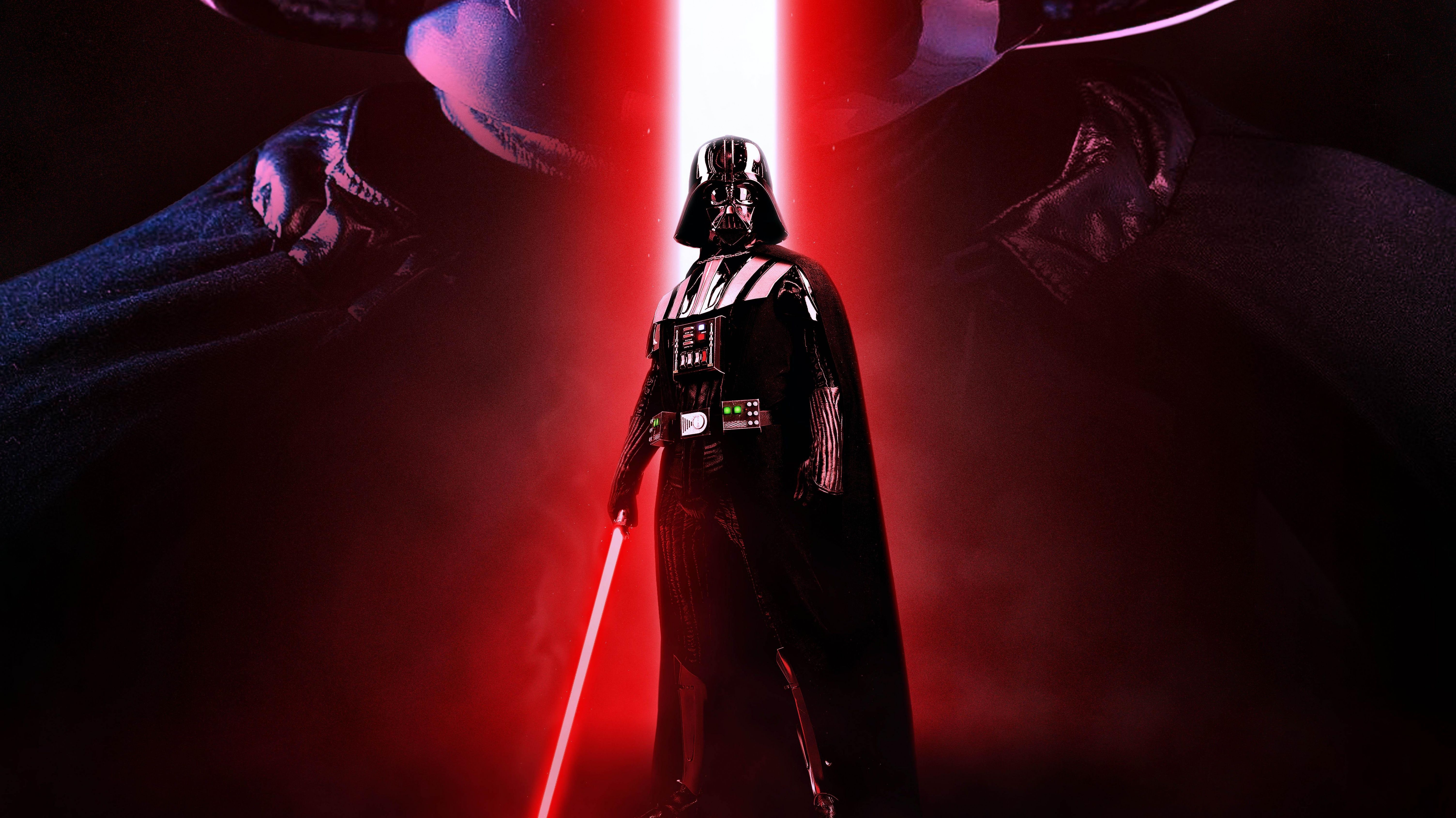 6016x3384 Darth Vader Wallpaper 4K, Sith lightsaber, Star Wars, 5K
