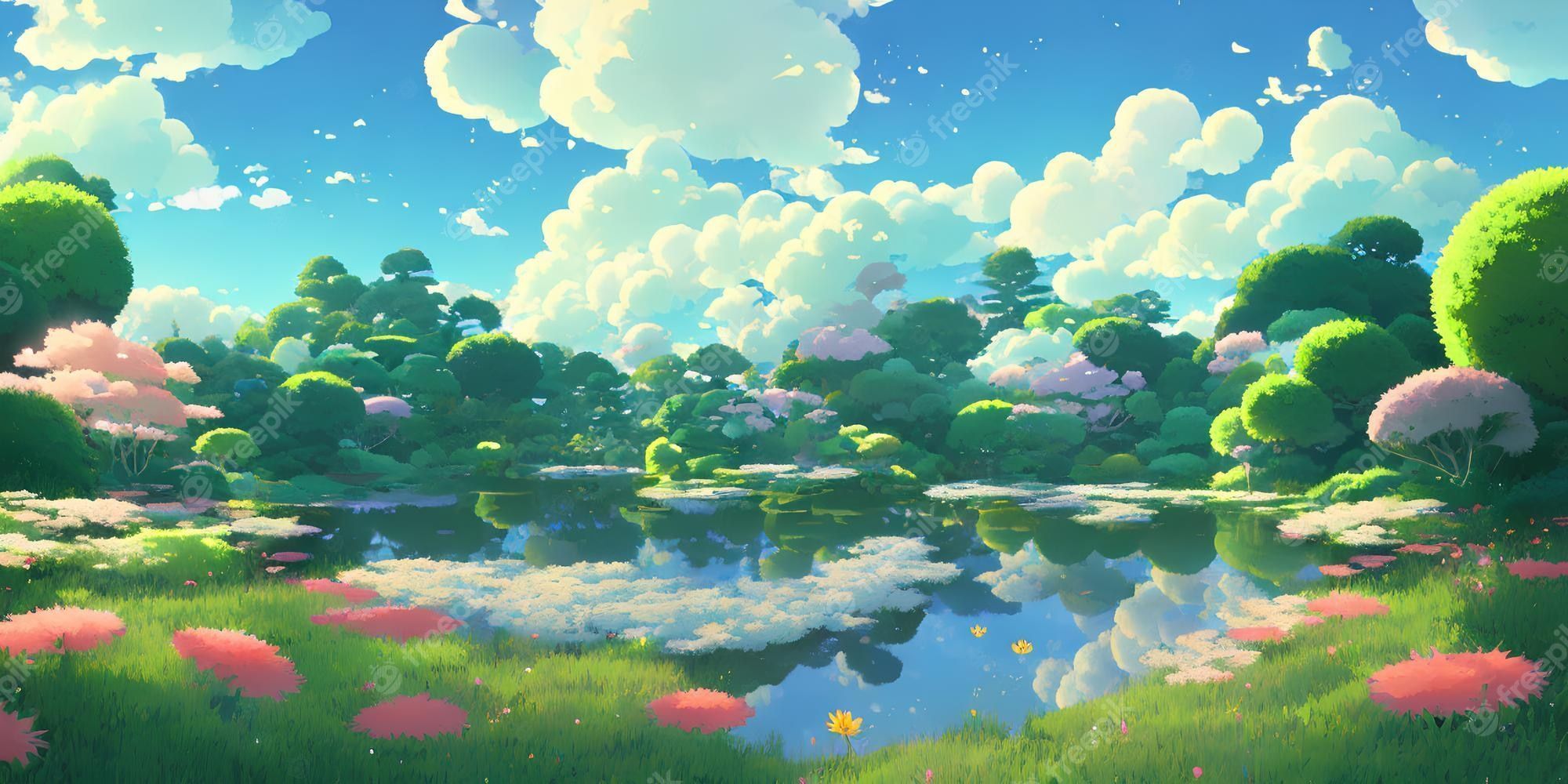 Anime Pond Wallpapers - Top Free Anime Pond Backgrounds - WallpaperAccess