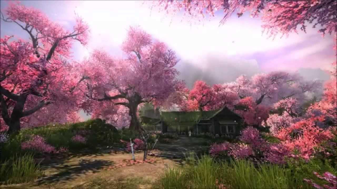 1280x720 Beautiful Chinese Music of the Hundred Flowers Grave