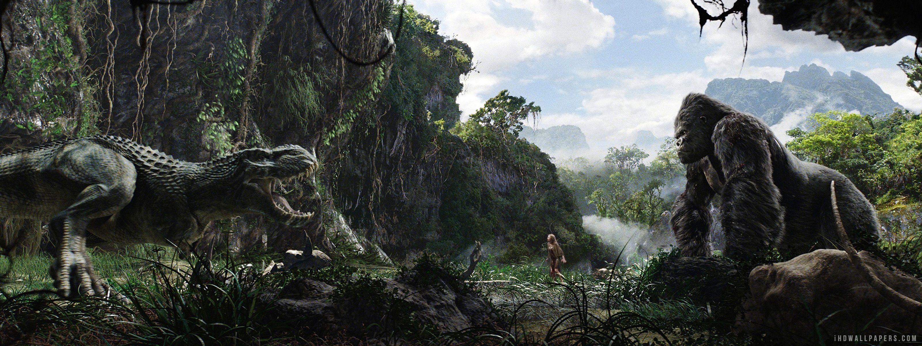 3200x1200 Movie King Kong (2005) HD Wallpaper