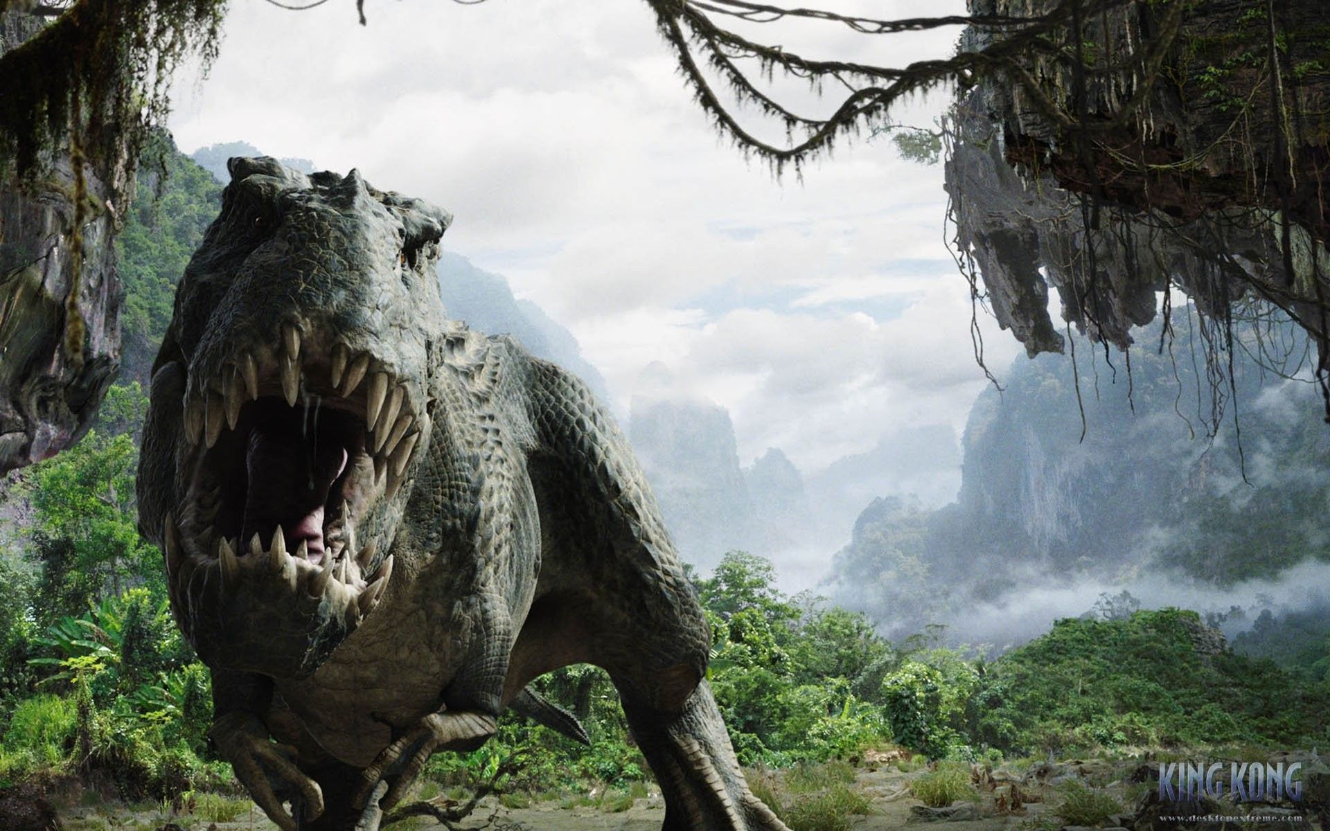 1920x1200 King Kong 2005 Year Movies Dinosaurs Creature Wallpaper:1920x1200