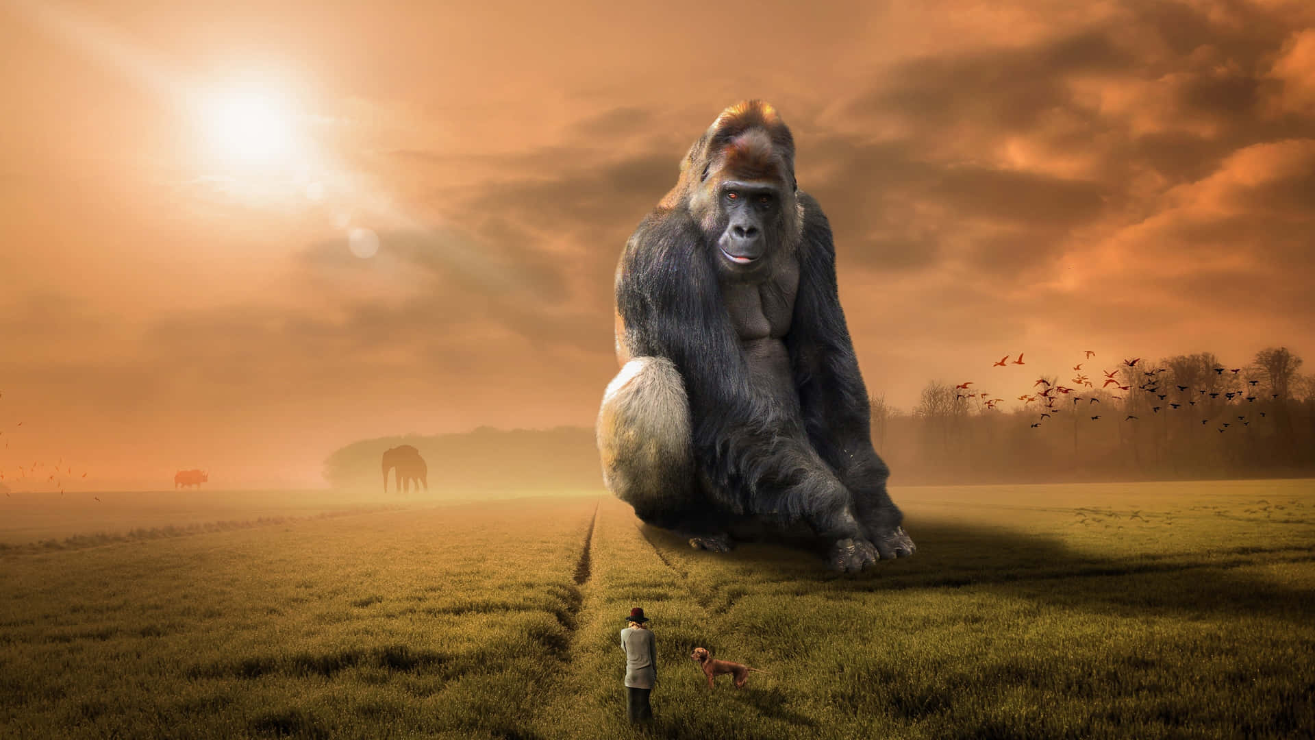 1920x1080 Download See The Mighty King Kong On The Big Screen In 4K Ultra High Definition. Wallpaper