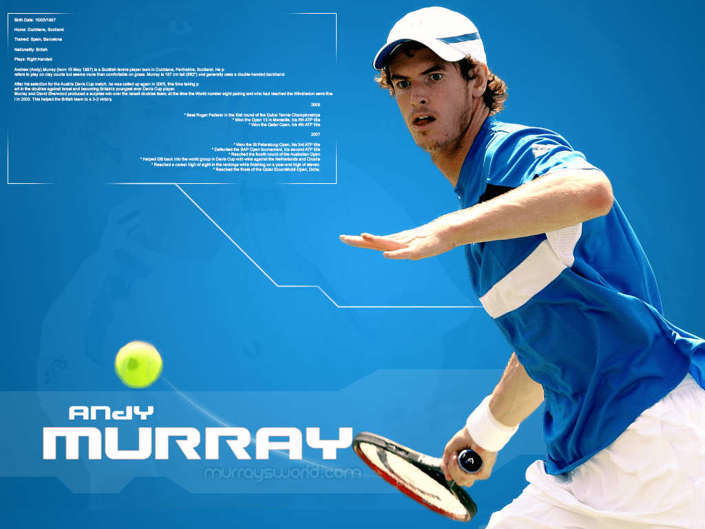 1024x768 Andy Murray Wallpaper