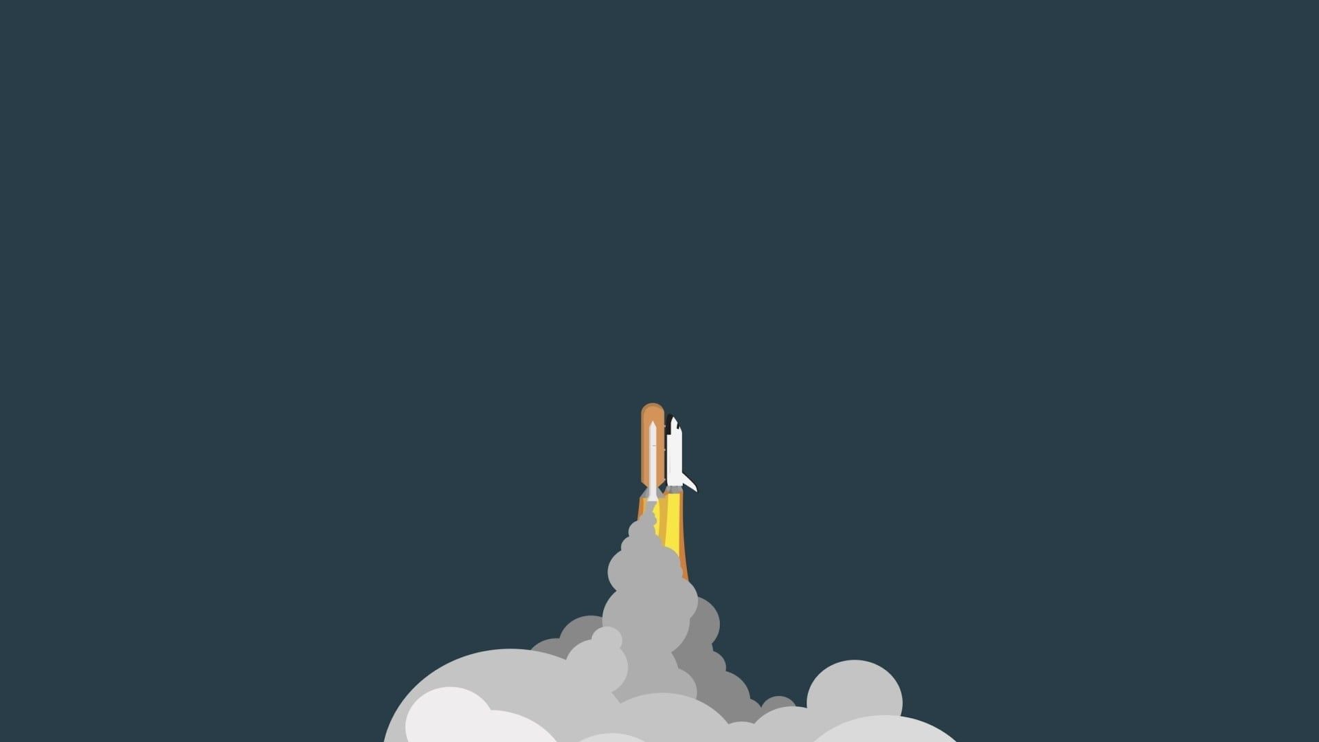 1920x1080 Wallpaper / Still Life, Close Up, Art And Craft, Minimalism, 1080P, Food, Food And Drink, Space, Cut Out, Rocket, Indoors, Studio Shot, Copy Space, No People, Sky Free Download