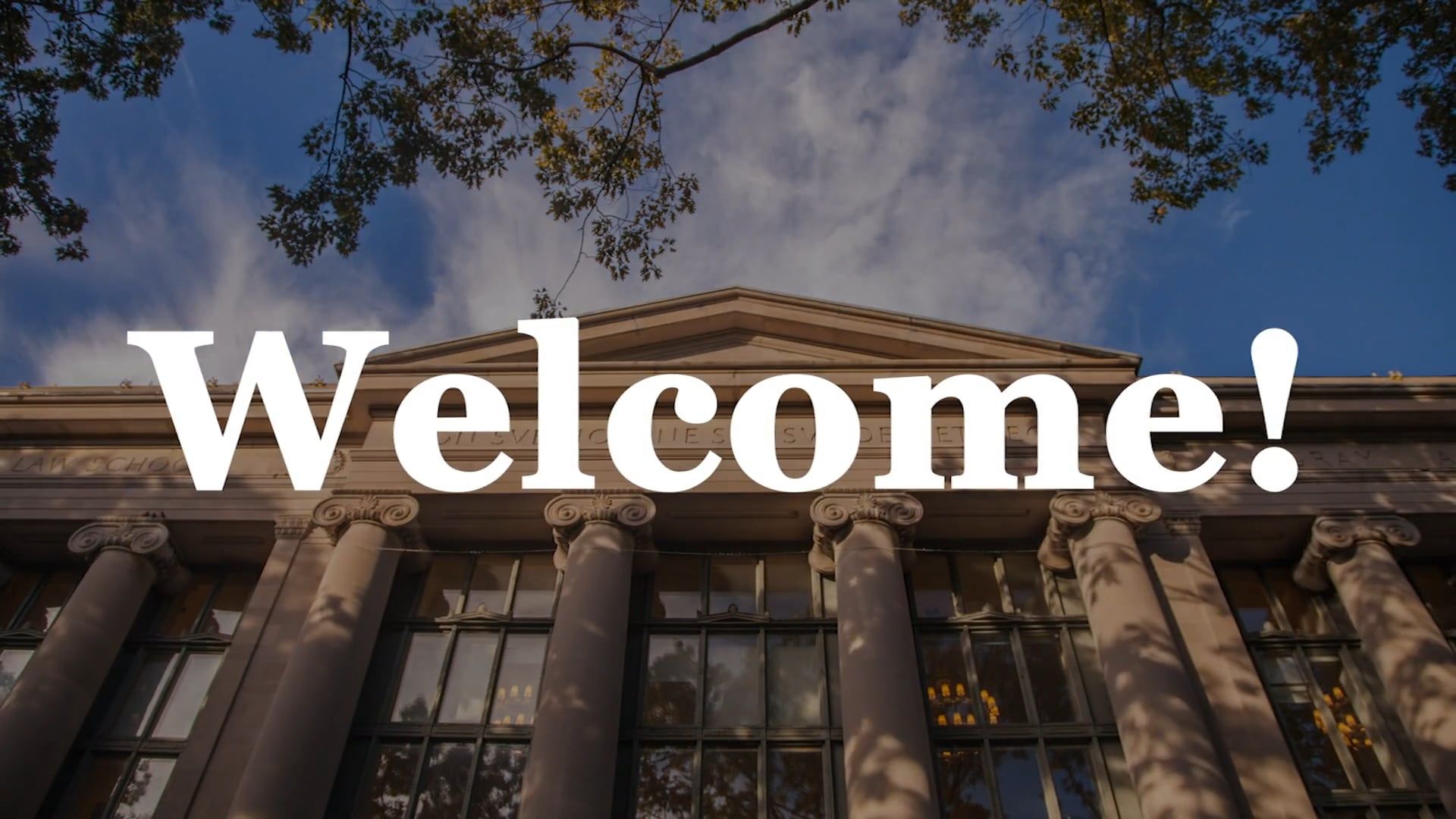 1920x1080 Orientation 2020: Welcome to Harvard Law School! on Vimeo