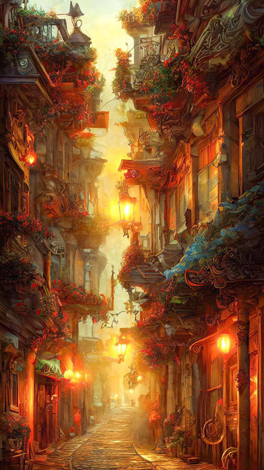 844x1500 Retro Street IPhone Wallpaper HD Wallpaper : iPhone Wallpaper