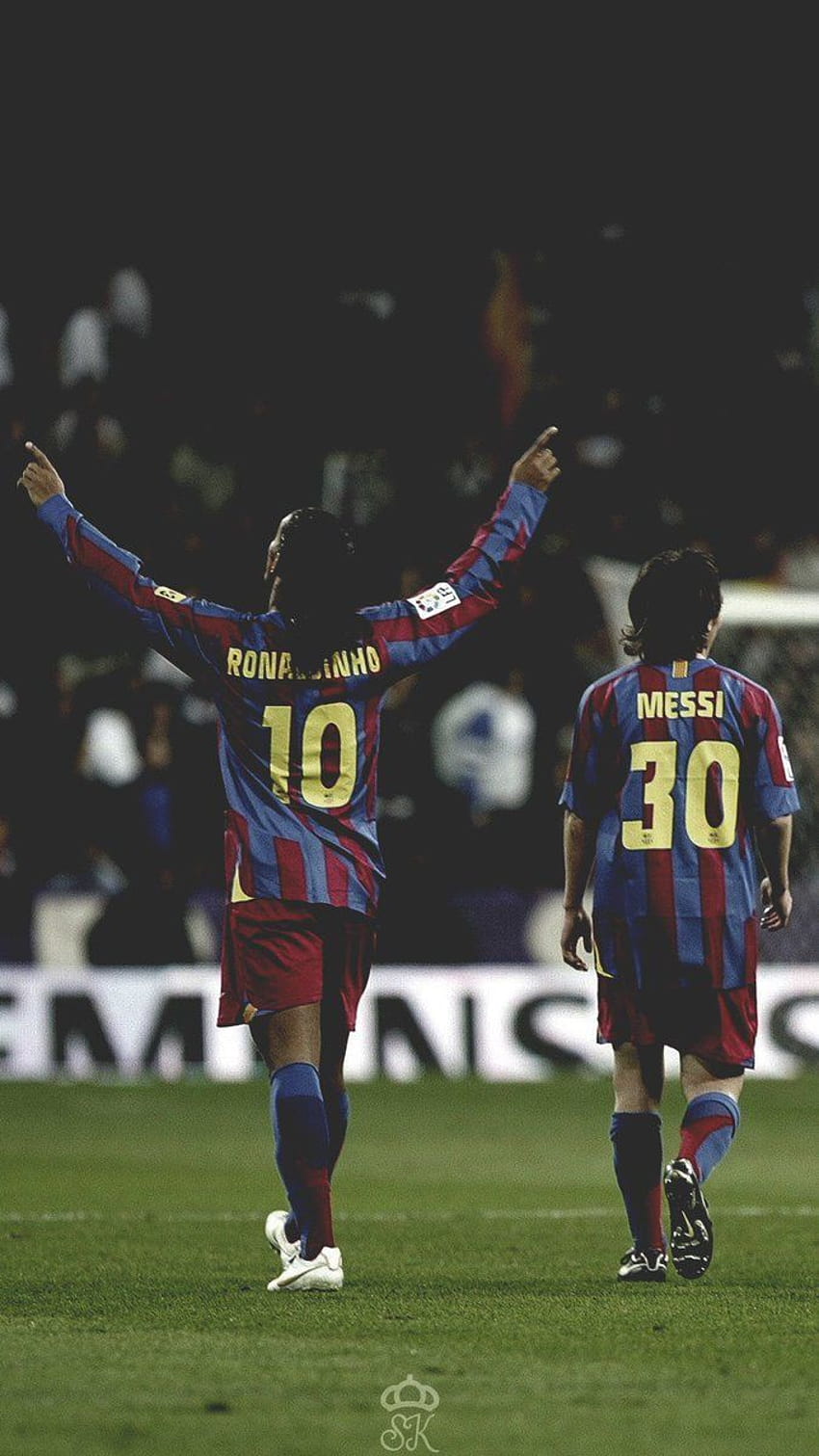 850x1511 BLACK EDITS on Twitter:, messi and ronaldinho HD phone wallpaper