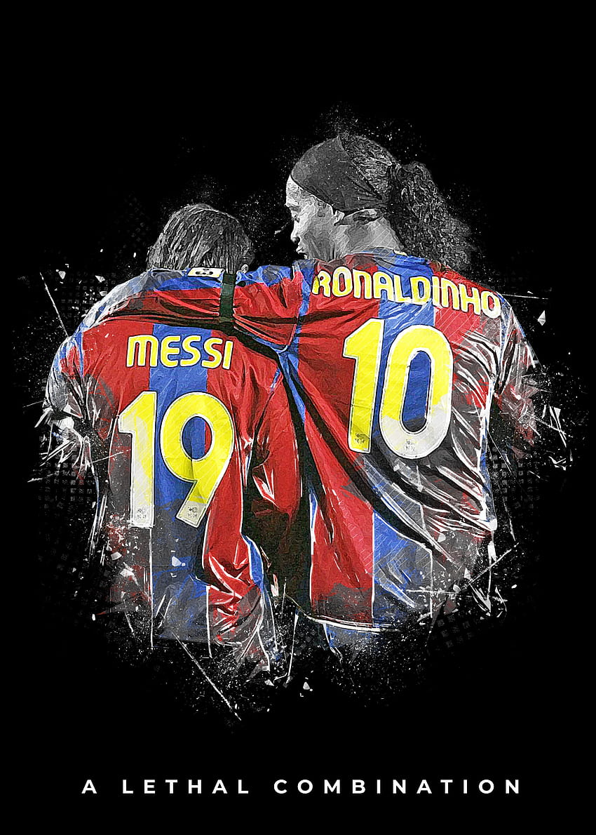850x1190 Lionel Messi and Ronaldinho Iconic in 2020 HD phone wallpaper