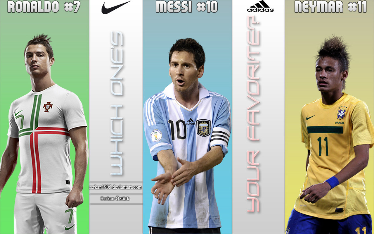 1280x800 Messi Neymar Ronaldo Wallpaper