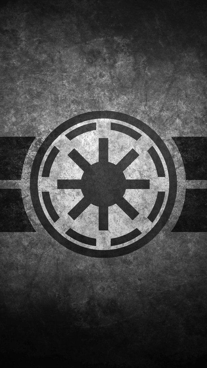 670x1191 Galactic Republic Symbol Cellular Wallpaper