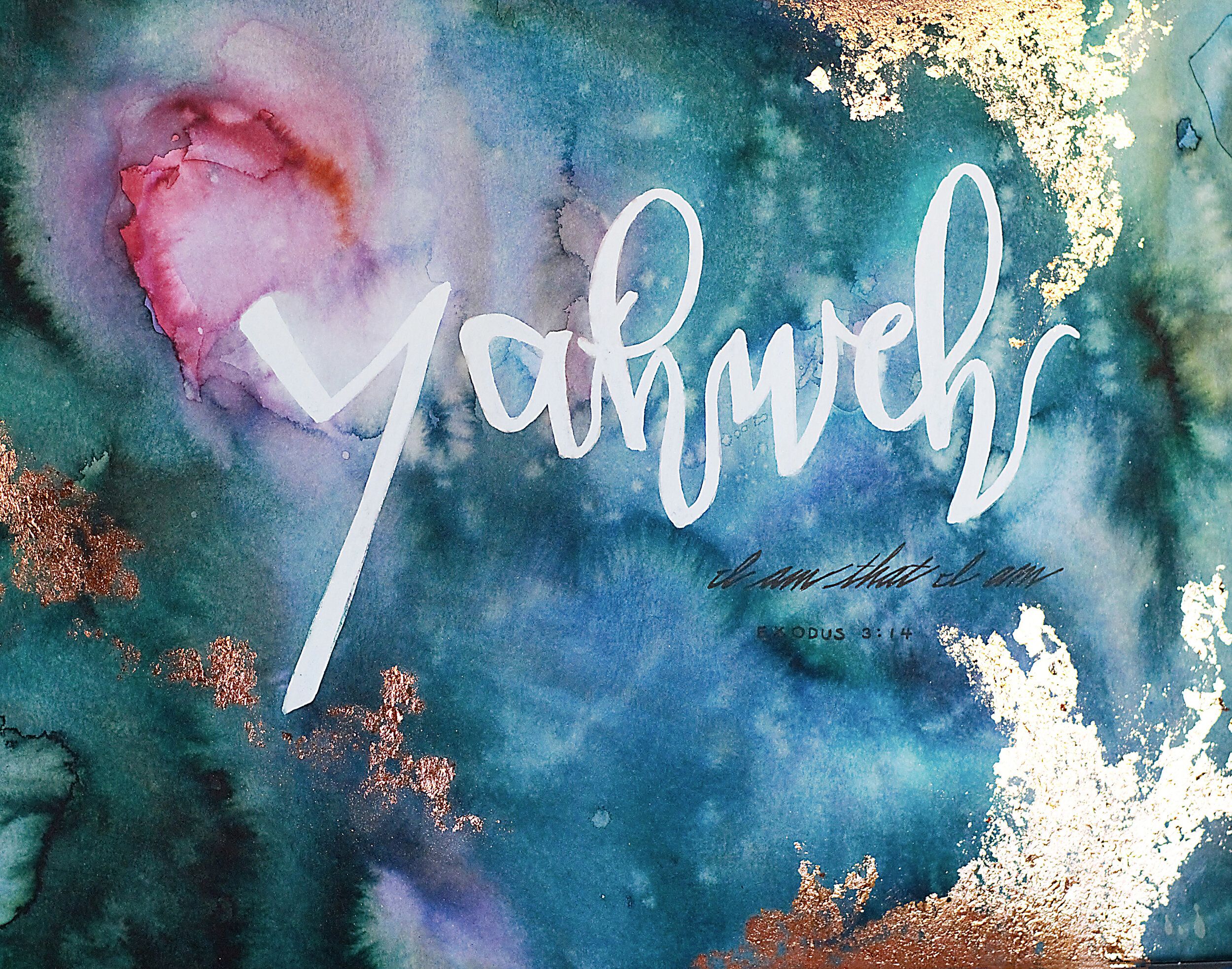 2500x1967 Yahweh Names Of God Art Tealpatrickart Christian Wall Art Scripture Wall Art Hebrew Art