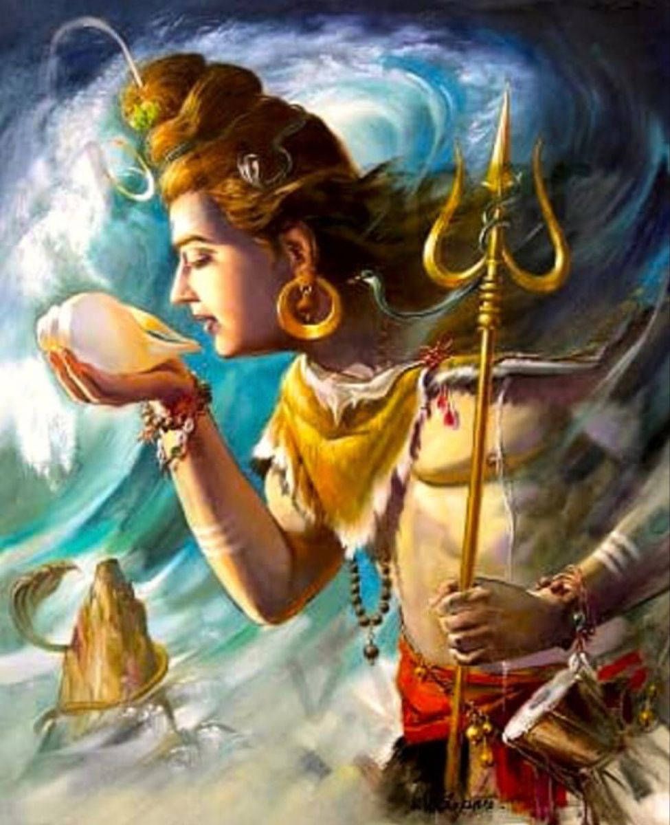 975x1200 Lord Shiva Angry Wallpaper