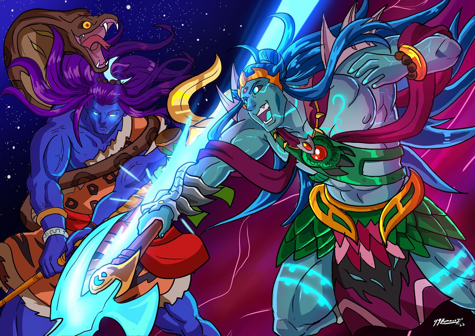 1920x1358 Shiva Vs Jallandhar : Clash Of the Gods