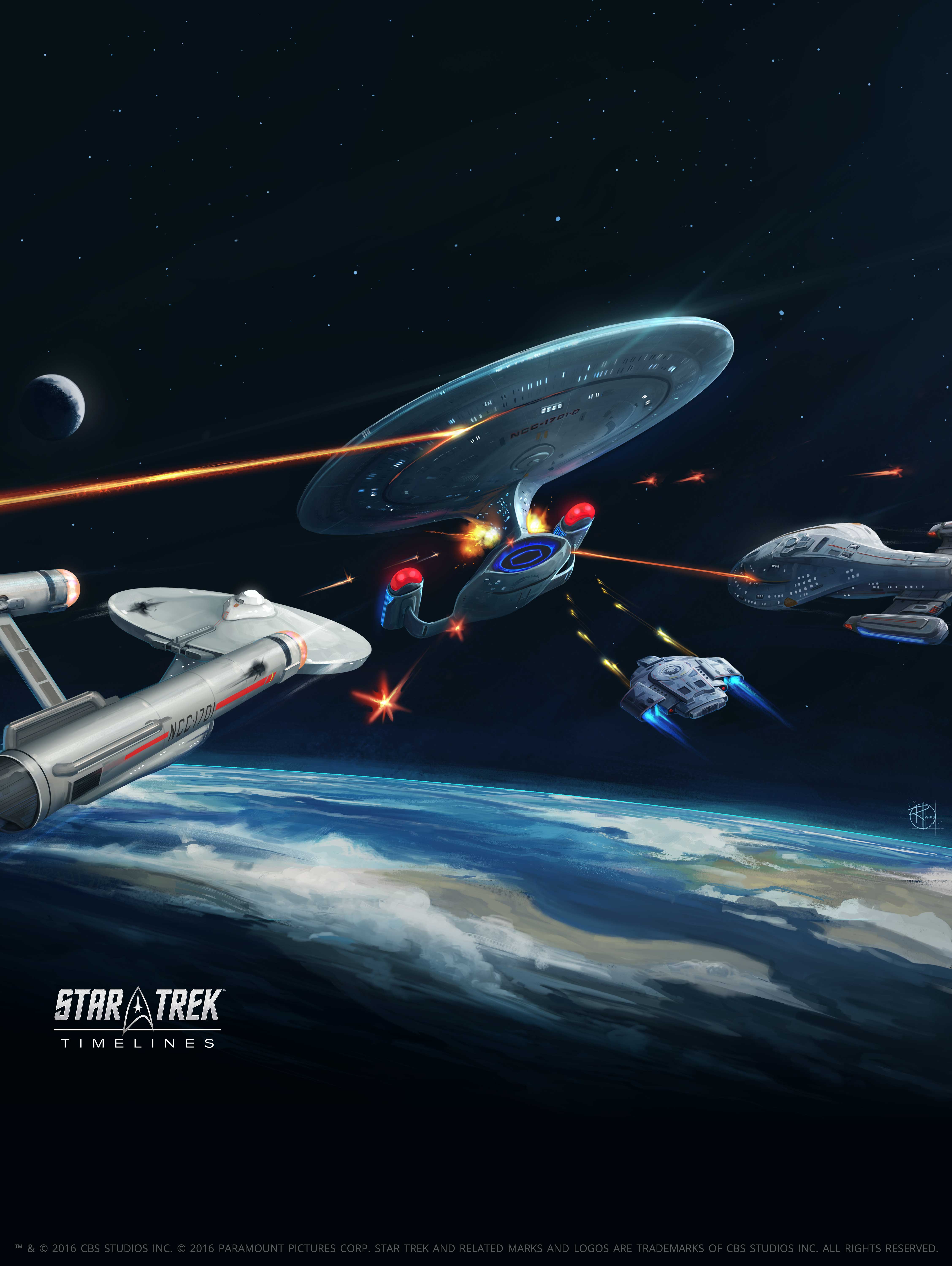4511x6000 Star Trek Timelines: New Original Starship Art