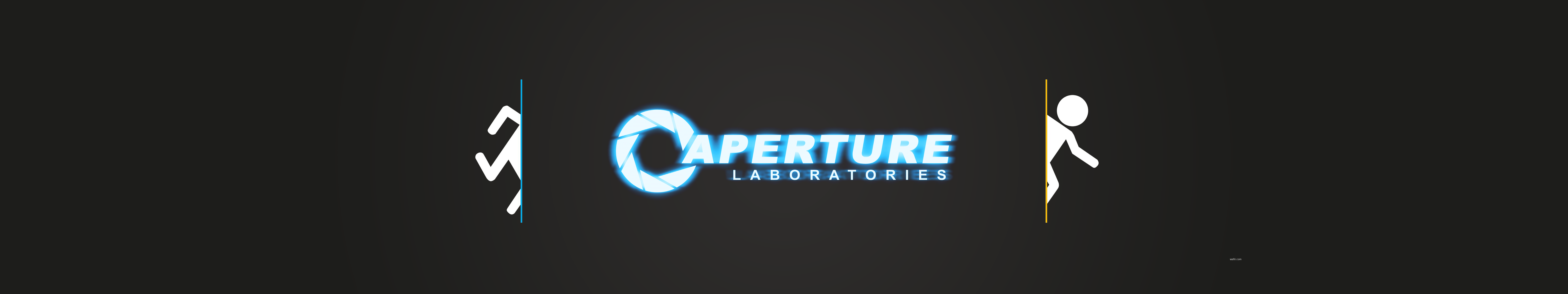 7680x1440 Portal wallpaper