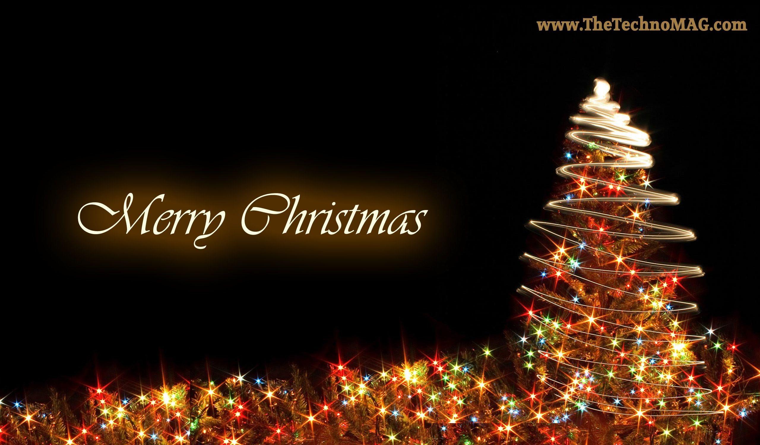 2560x1500 3D Christmas Background