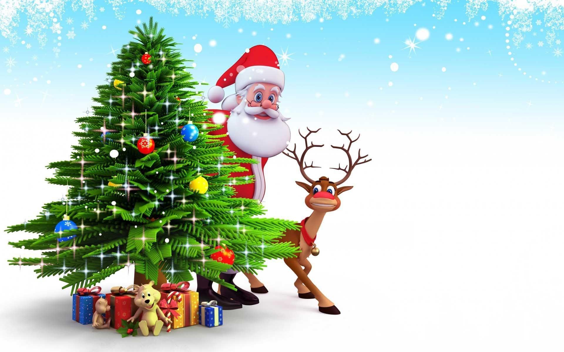 1920x1200 3D Christmas Beautiful Wallpaper For Desktop In HD Desktop Background