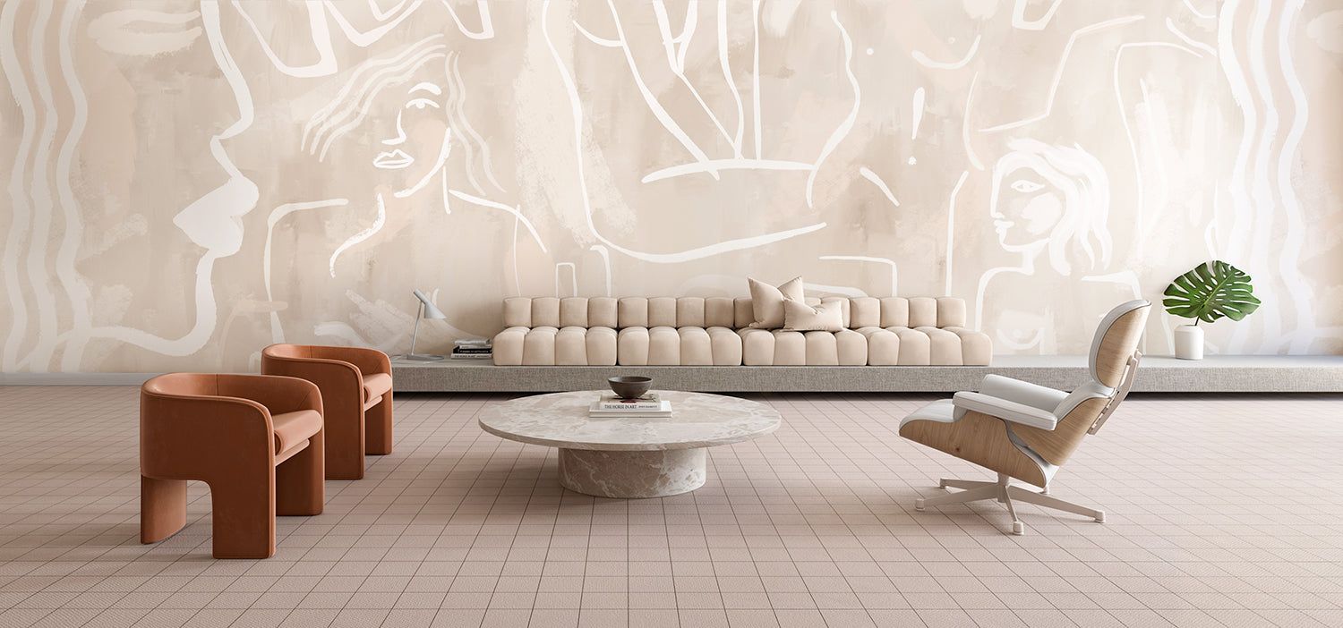 1500x702 Modern Interior Design, Wallpaper & Removable Decals. drop it MODERN® it Modern