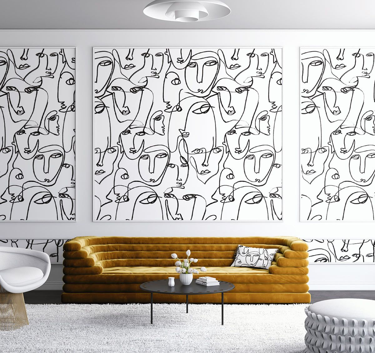 1200x1130 Modern Interior Design, Wallpaper & Removable Decals. drop it MODERN® it Modern