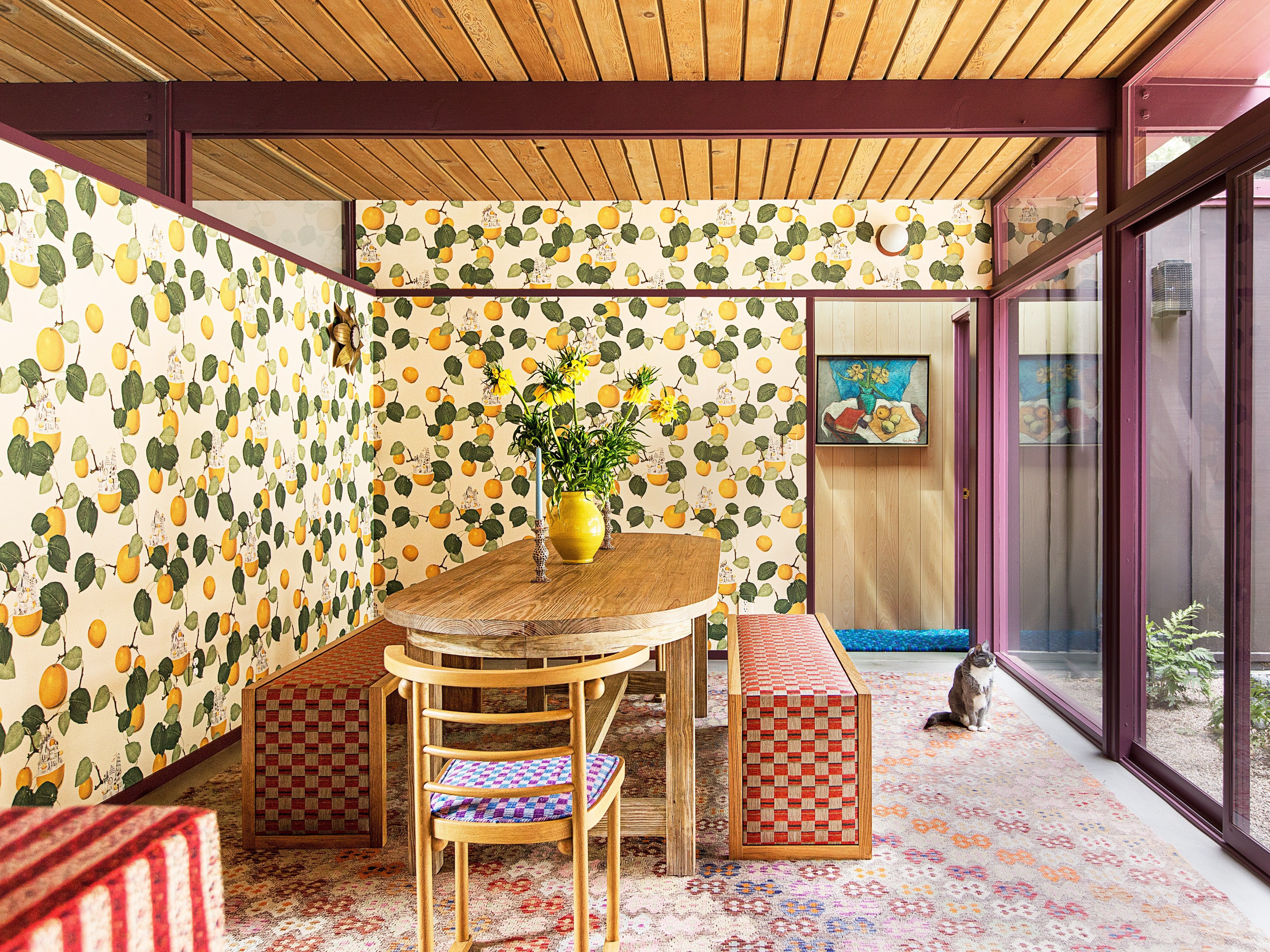 4348x3261 Mesmerizing Wallpapered Rooms From the AD Archive