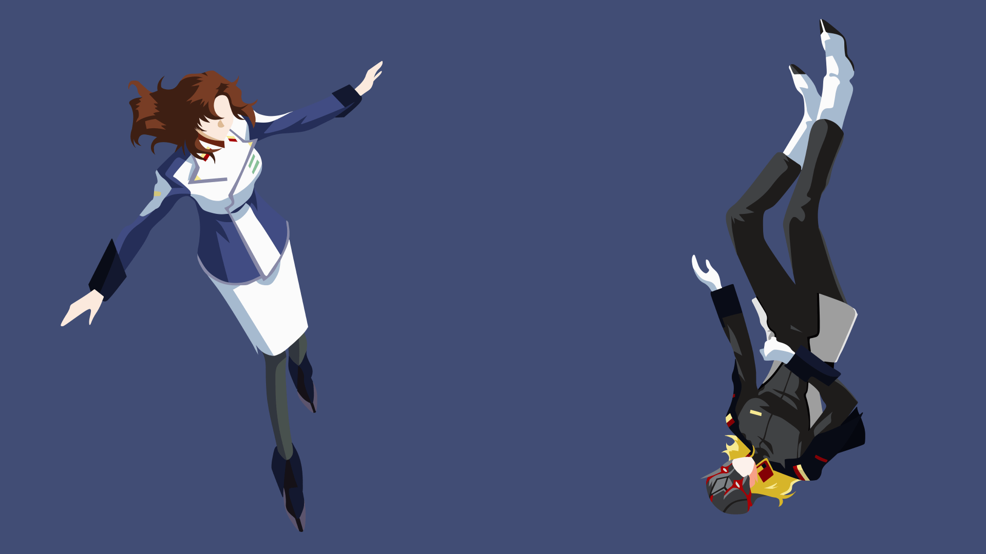 1920x1080 Mobile Suit Gundam Seed Destiny Minimalist Ver 3 By Yuki Neh
