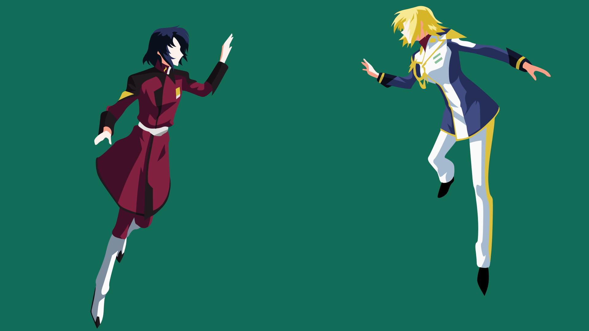 1920x1080 Mobile Suit Gundam Seed Destiny Minimalist Ver 4 By Yuki Neh
