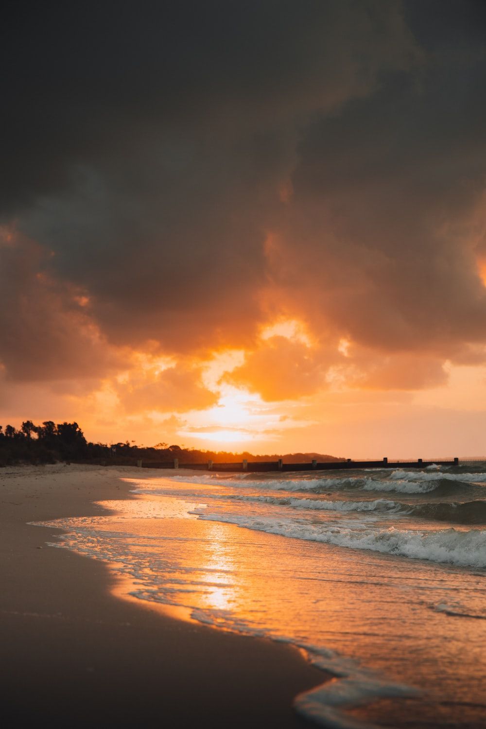 1000x1500 Cloudy Beach Picture. Download Free Image