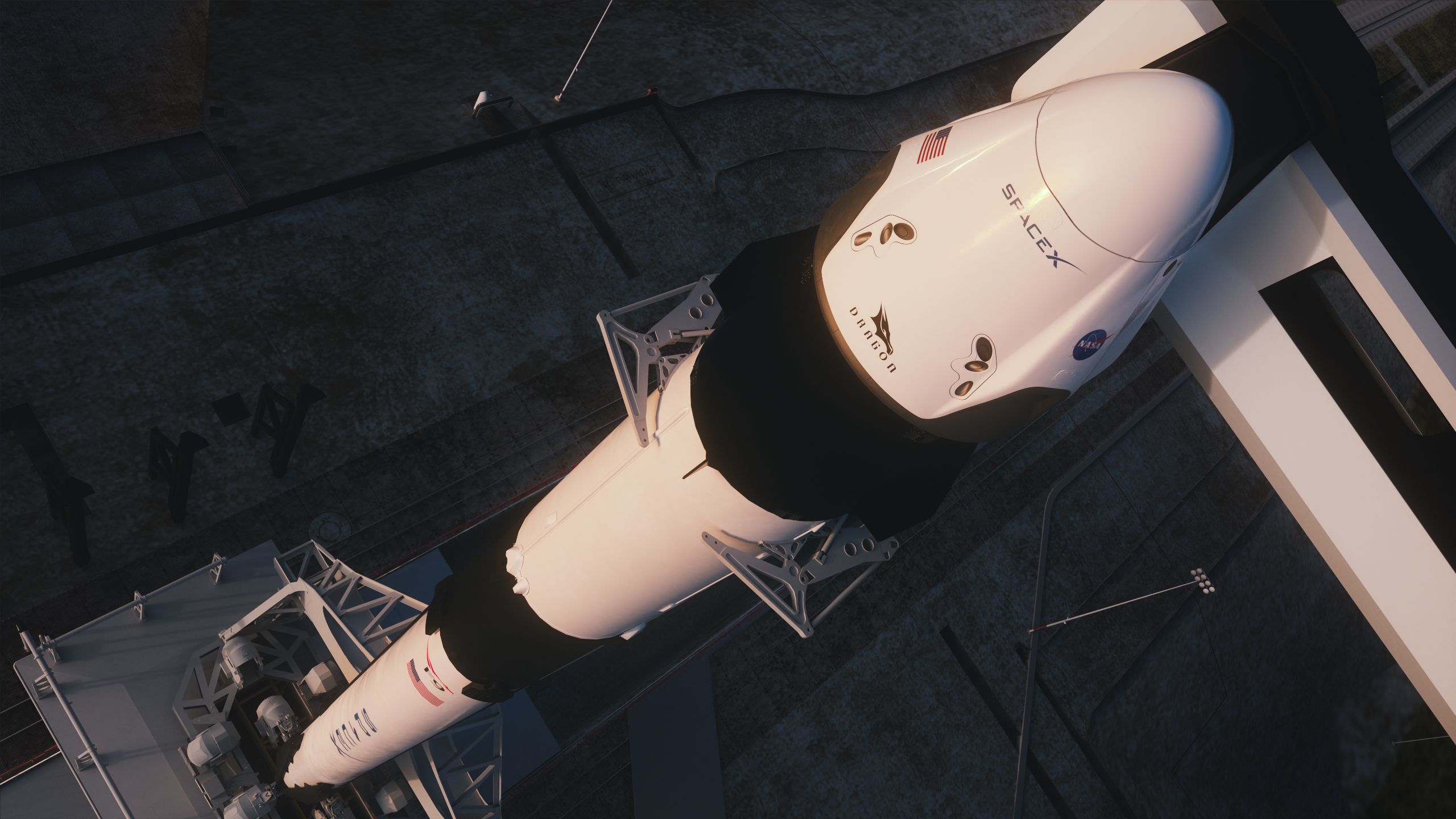 2560x1440 NASA Invites Media To SpaceX In Flight Abort Test For Commercial Crew