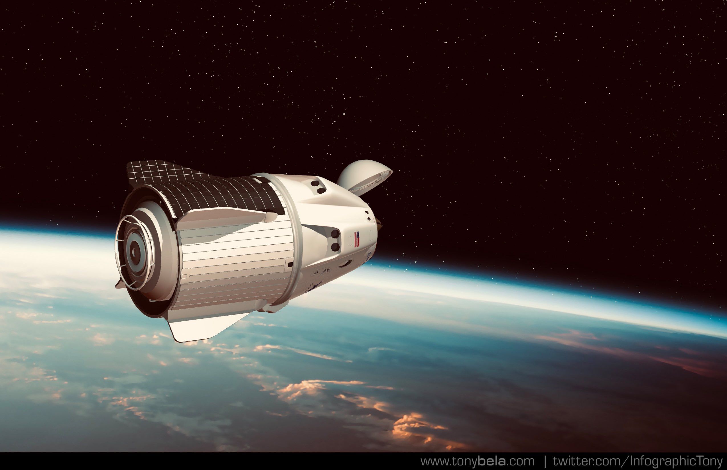 2550x1650 Jerry is probably the coolest looking Crew Dragon concept ever! However it likely won't happen; seems like Dragon will depressurize the cabin for EVAs