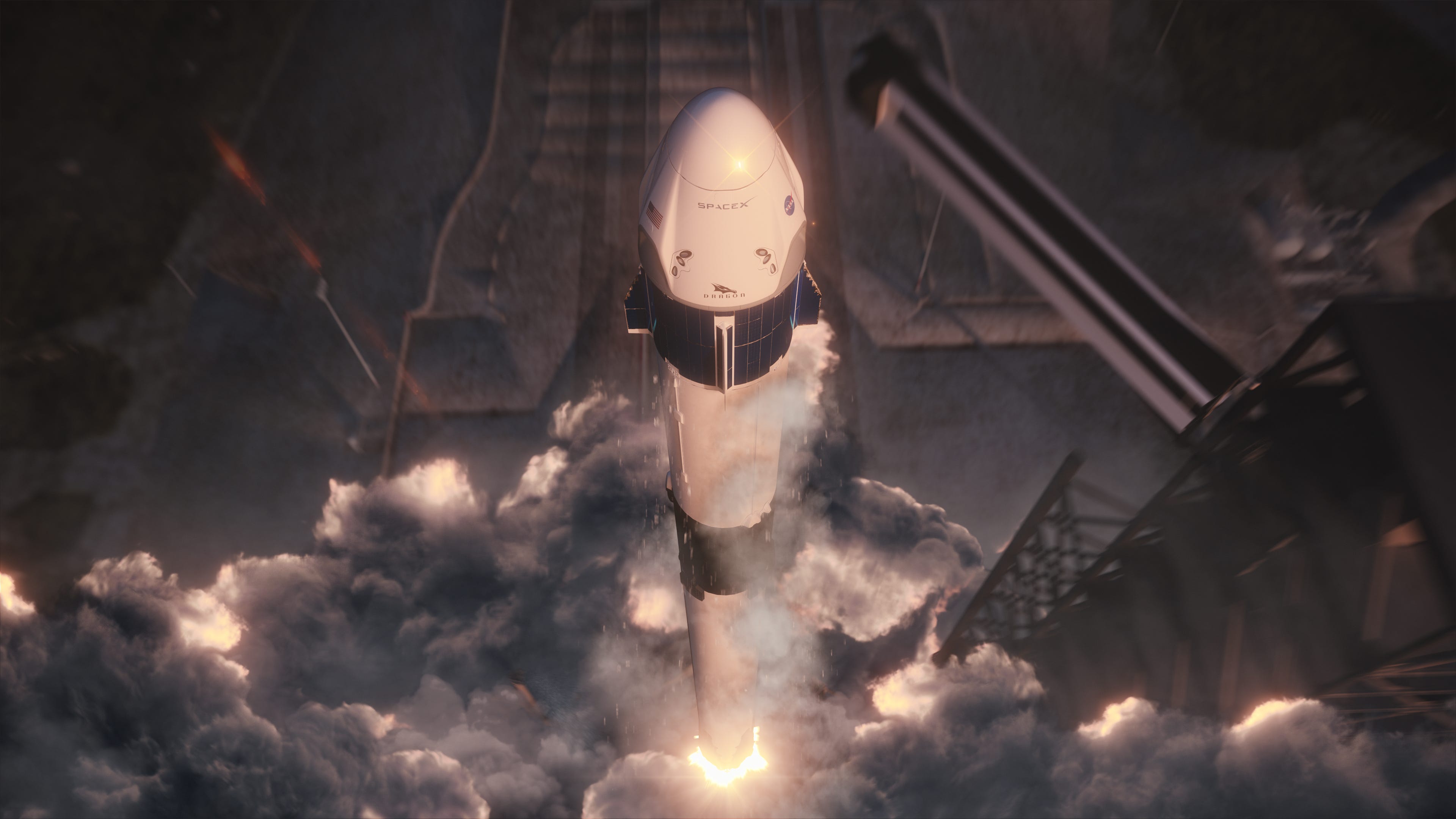 3840x2160 SpaceX Crew Dragon test flight: Here's what you need to know