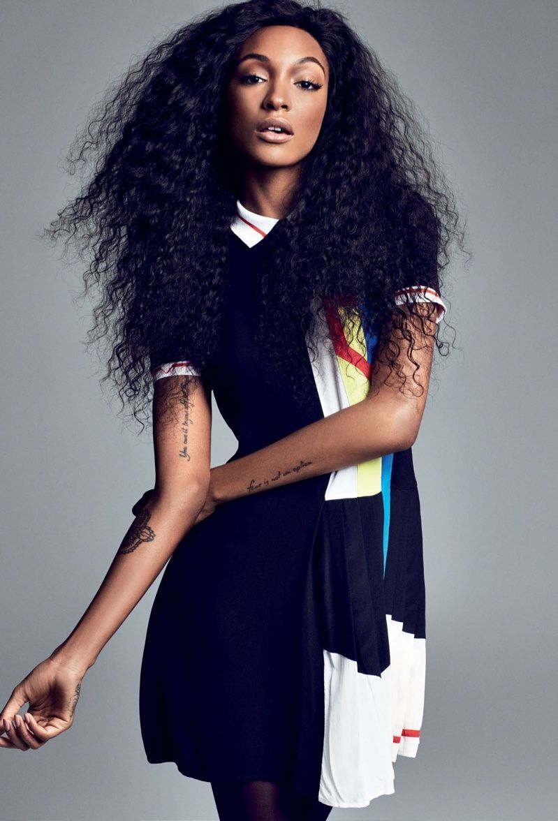 799x1176 Jourdan Dunn Turns Up the Glam in Resort Looks for ELLE Brazil