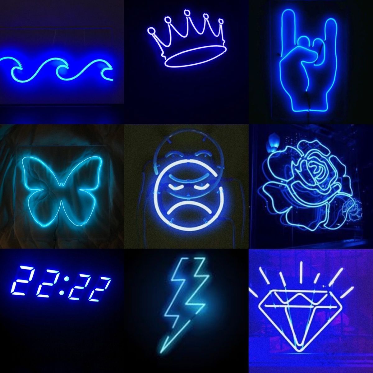 1200x1200 aesthetic. Neon wallpaper, Blue wallpaper iphone, Blue neon lights