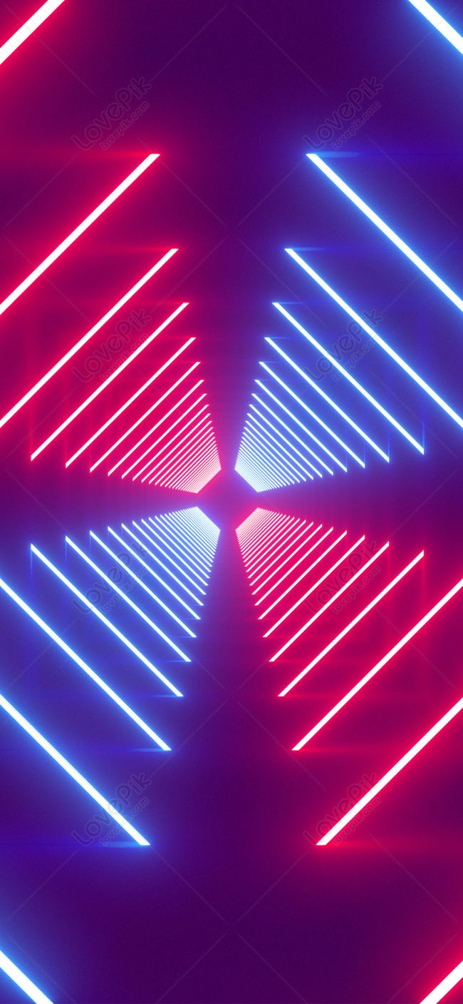 650x1407 Neon Light Space Mobile Phone Wallpaper Image Free Download