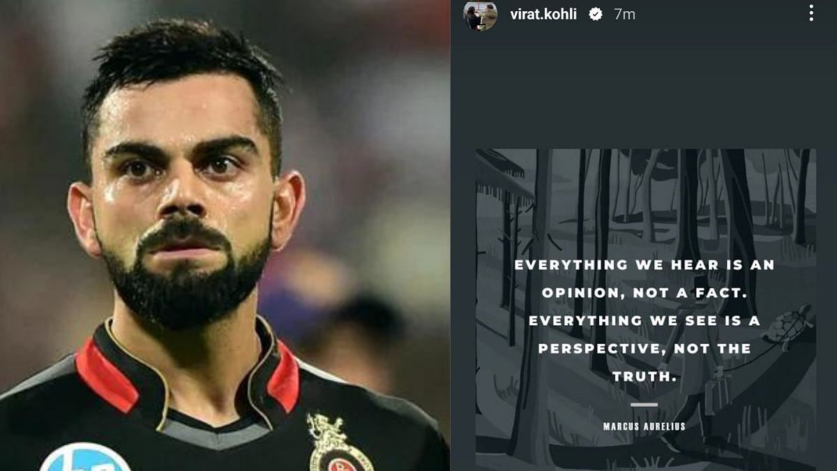 1200x675 Everything we hear is an opinion, not a fact': Kohli's cryptic post on Instagram after row with Gambhir during IPL 2023