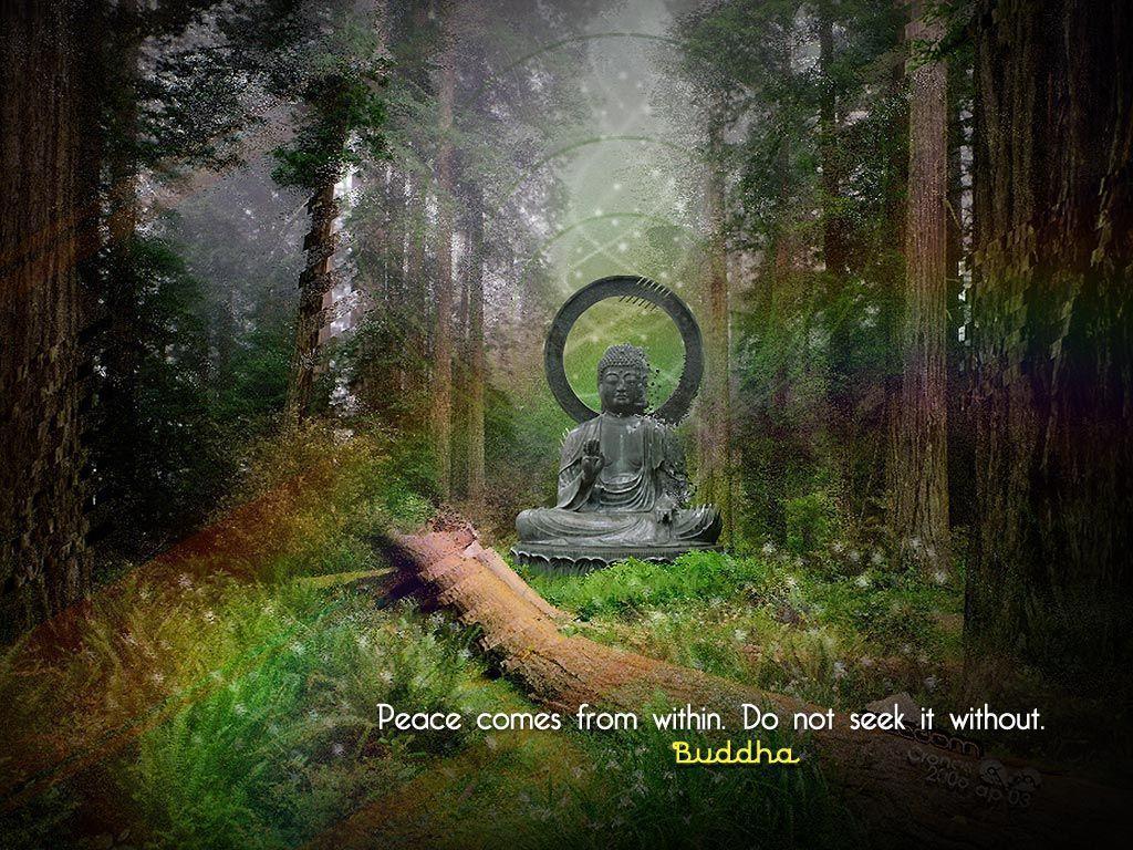 Texture PVC Buddha Nature Wallpapers, For Decoration