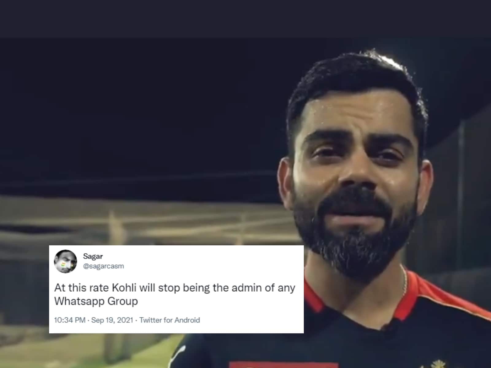 1600x1200 Kohli Stepping Down as Royal Challengers Bangalore Captain After IPL 2021 Inspires Memes