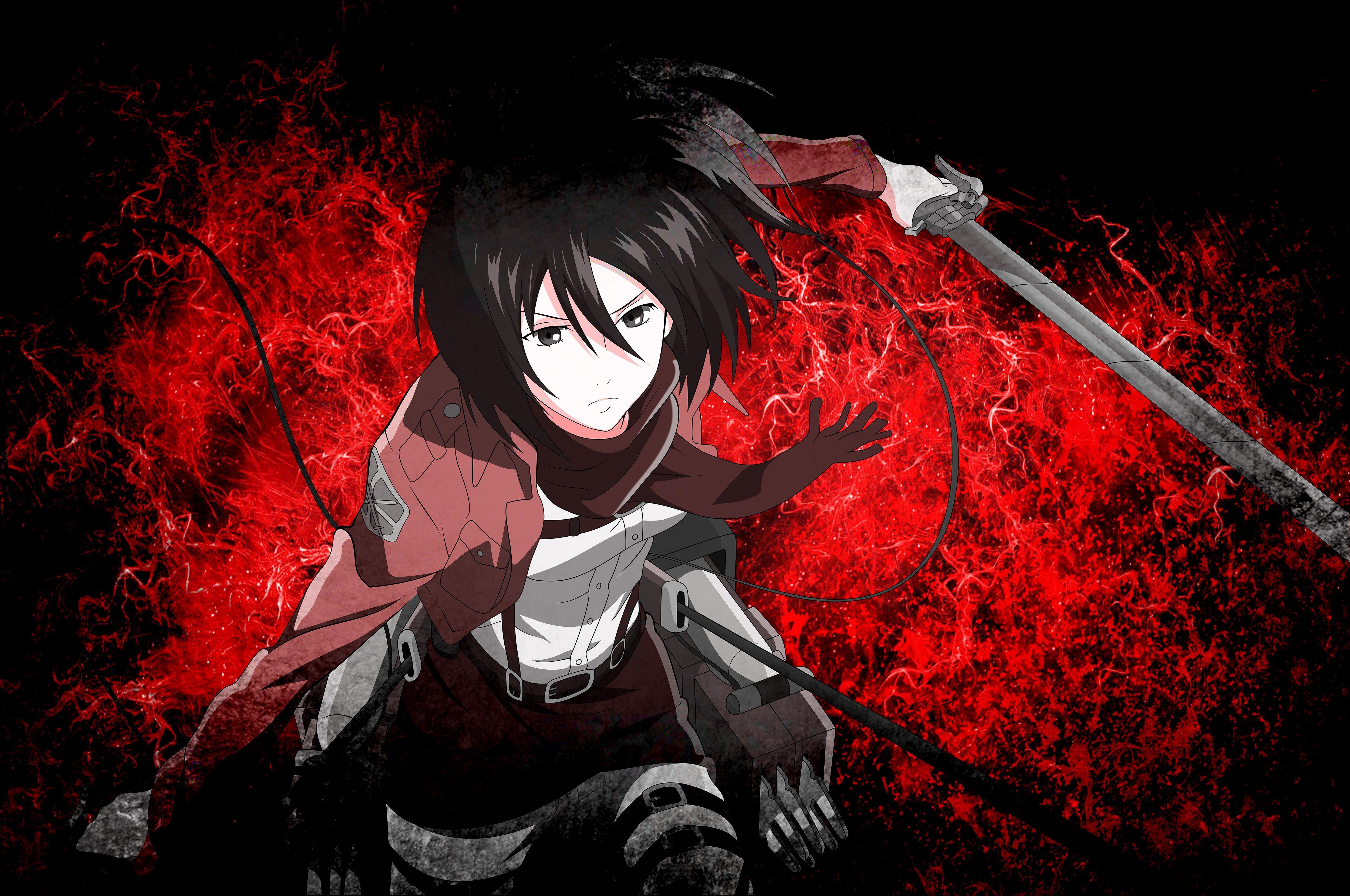 5000x3321 Mikasa Ackerman Wallpaper and Background