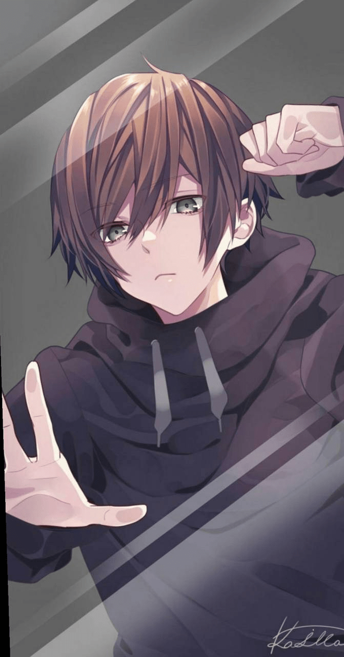 671x1280 Anime Boy Faces Wallpaper