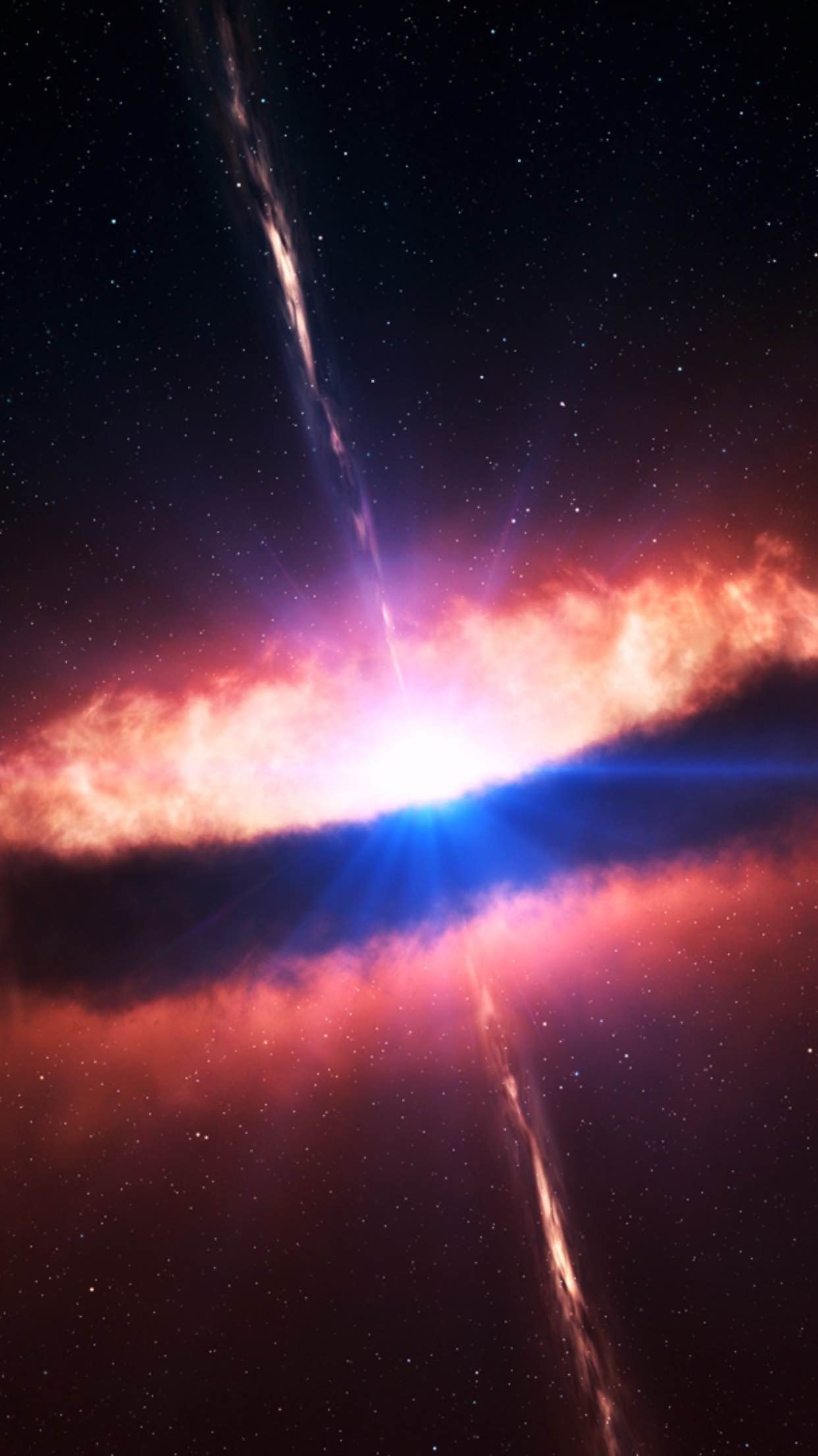 1242x2208 Space White Hole Wallpaper for iPhone X, 6