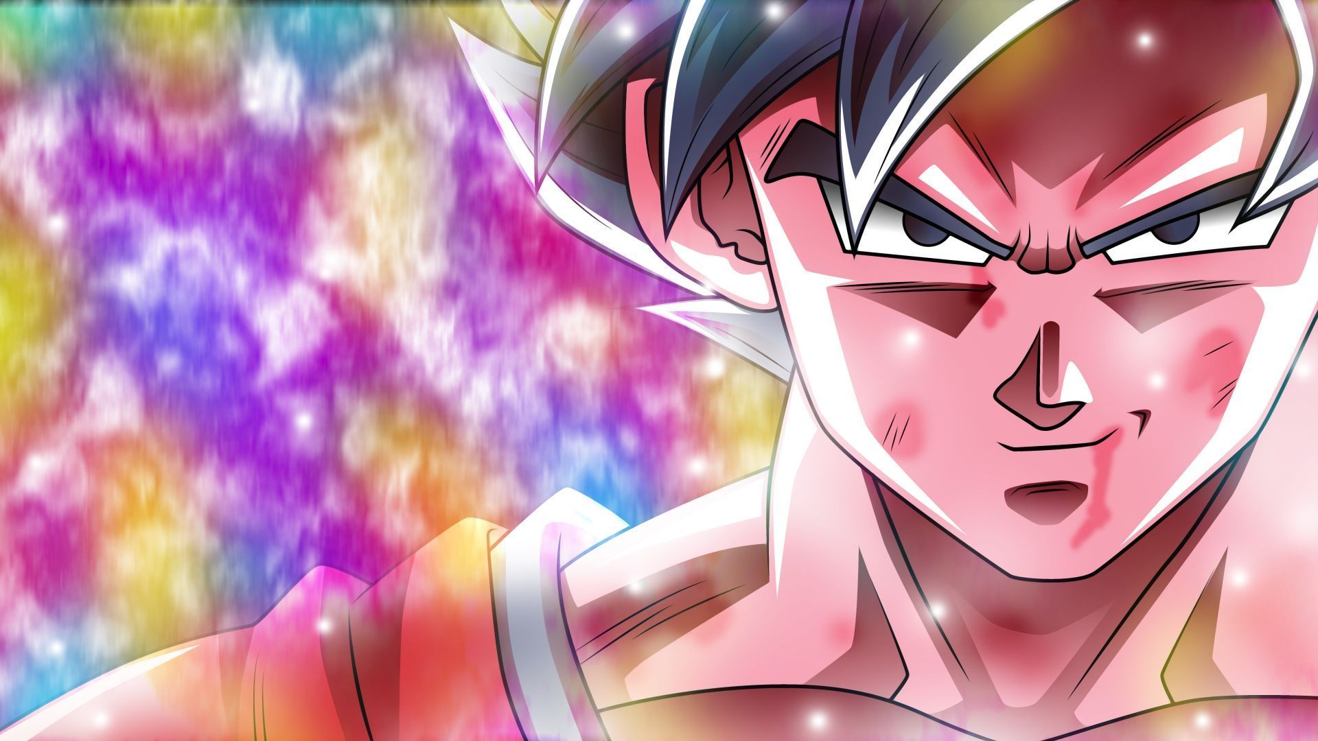 1920x1080 Desktop Wallpaper Anime Boy, Face, Dragon Ball Super, Smile, Goku, HD Image, Picture, Background, 5cf4ec