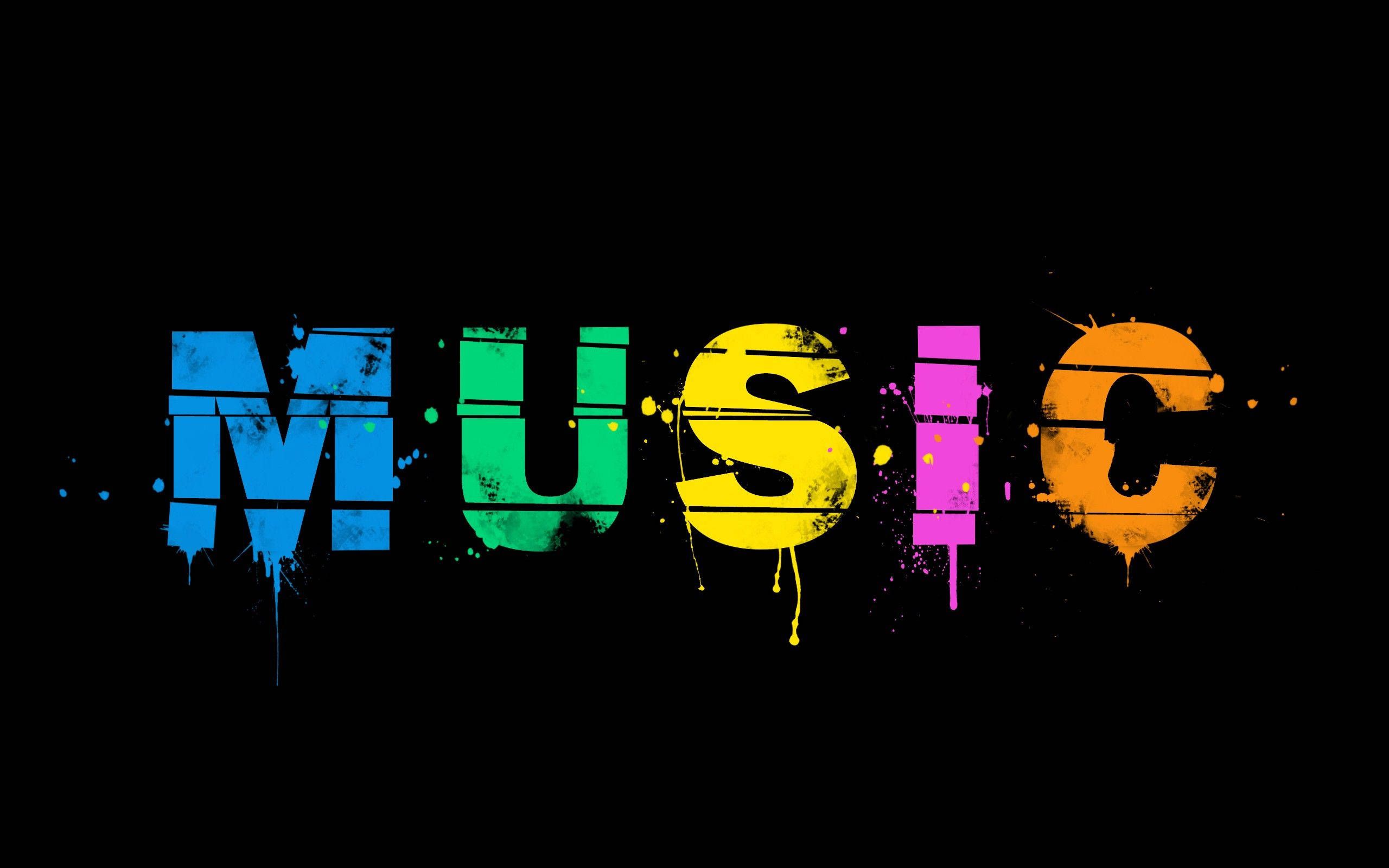 2560x1600 Download Youtube Cover Colorful Music Painted Logo Wallpaper
