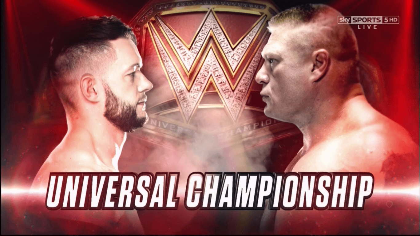 1366x768 Finn Balor vs. Brock Lesnar Universal Championship Match. WWF