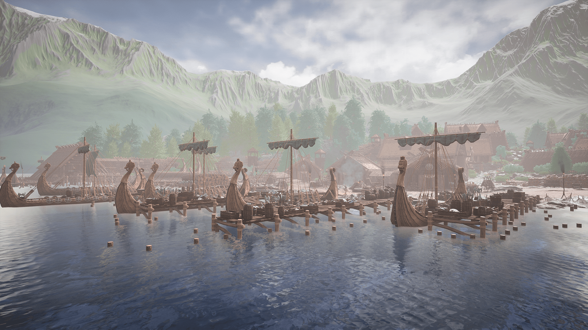 1920x1080 Viking Village in Environments