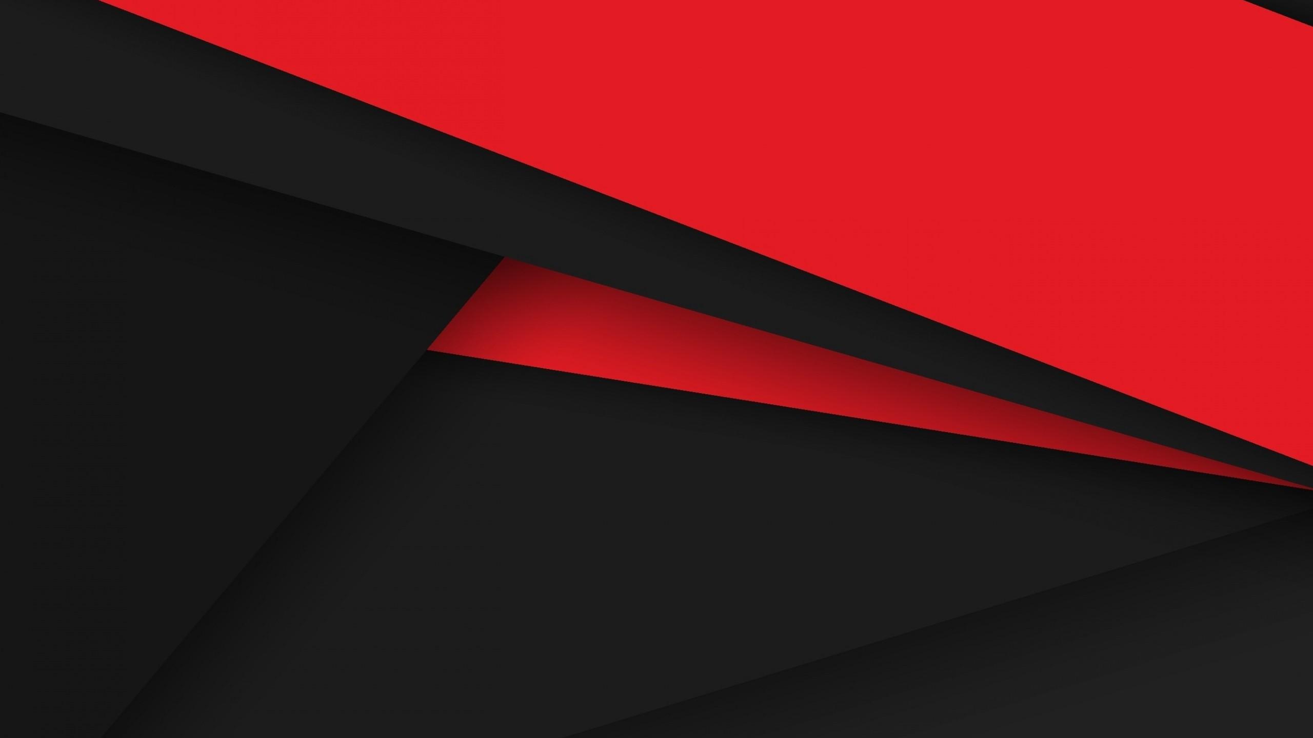 2560x1440 Black And Red Wallpaper HD