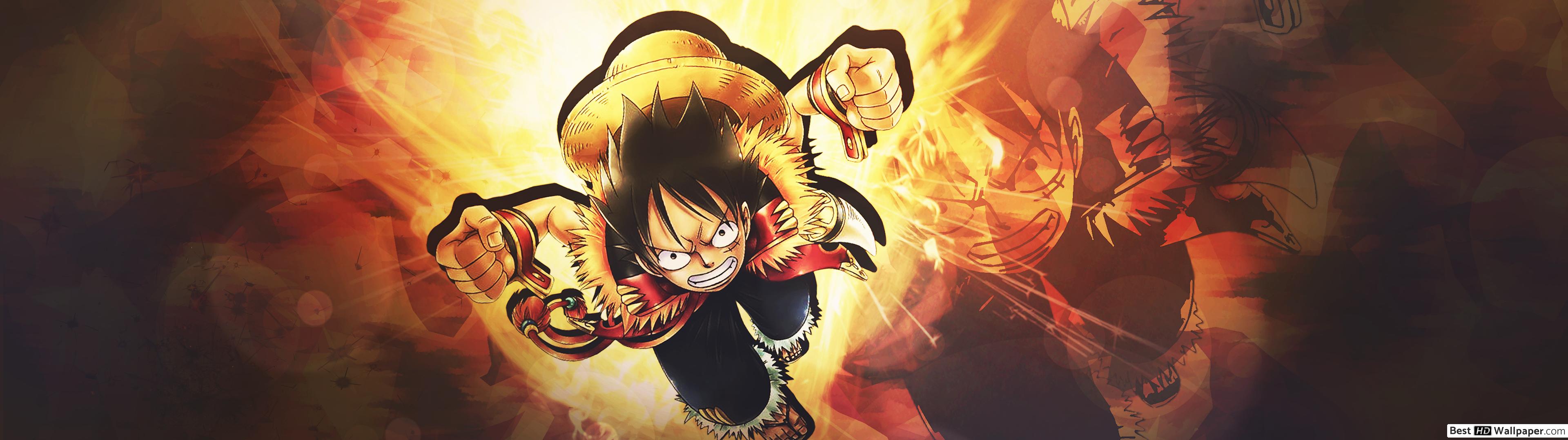 3840x1080 One Piece Dual Monitor Wallpaper