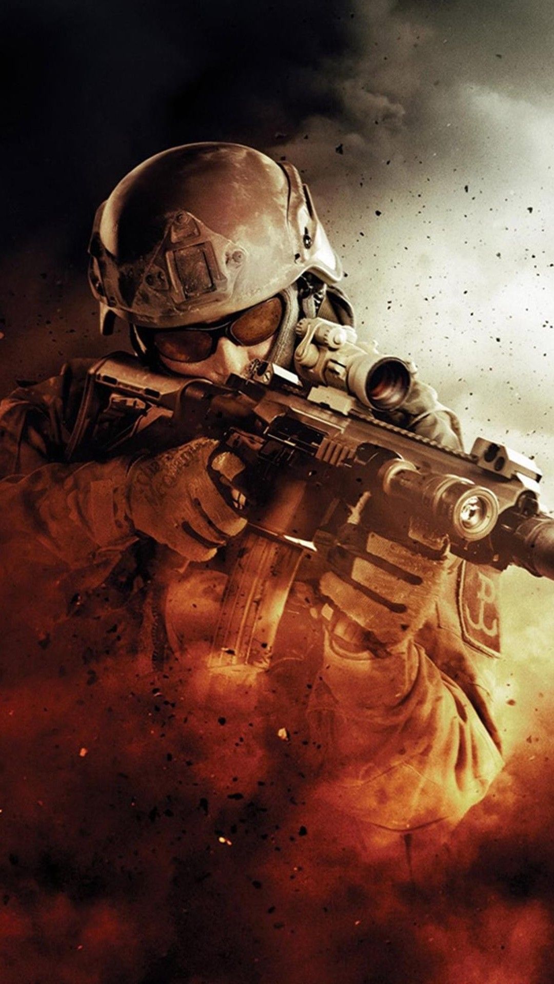 1080x1920 Soldier modern warfare htc one wallpaper htc one wallpaper
