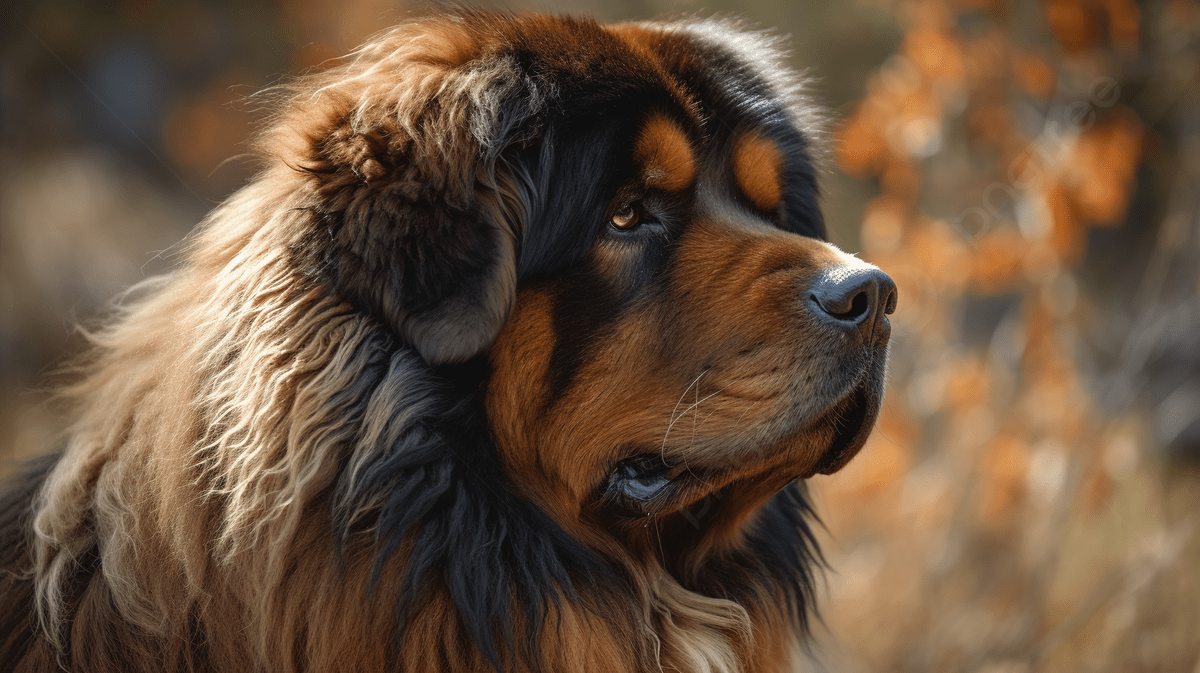 1200x673 Dog Breed With Dark Hair In A Field Of Brown Rocks Background, Picture Of A Tibetan Mastiff Background Image And Wallpaper for Free Download