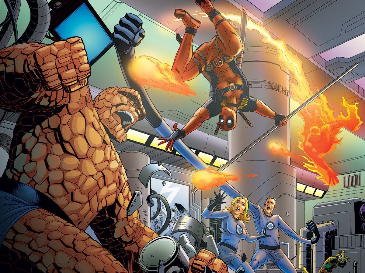 1200x900 Wallpaper / Johnny Storm, Ben Grimm, Susan Storm, Human Torch (Marvel Comics), 480P, Mister Fantastic, Deadpool, Marvel Comics, Invisible Woman, Thing (Marvel Comics) free download